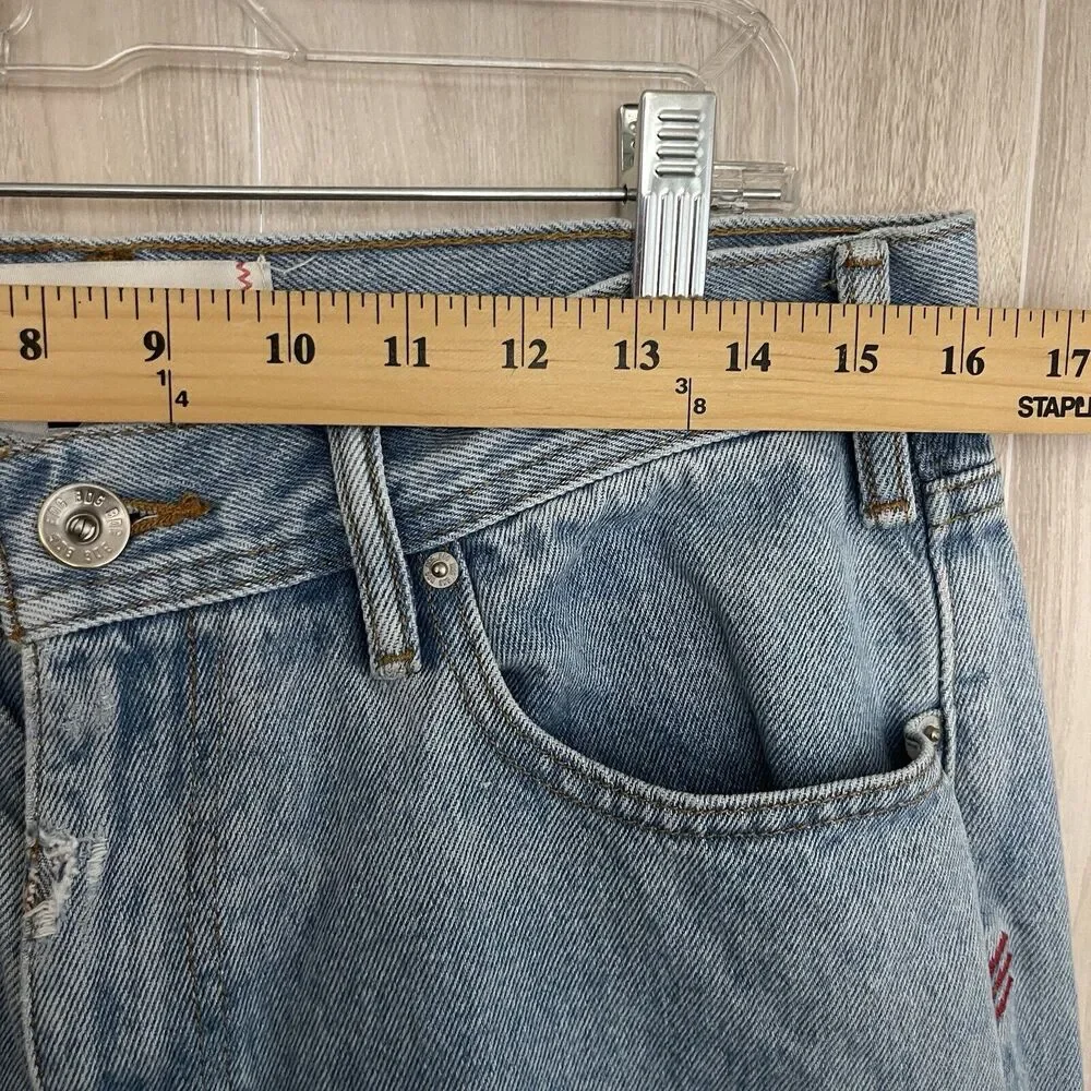 BDG Urban Outfitters Baggy Skate Fit Jeans Men's 32x30 Naturally Distressed Blue - Picture 11 of 16
